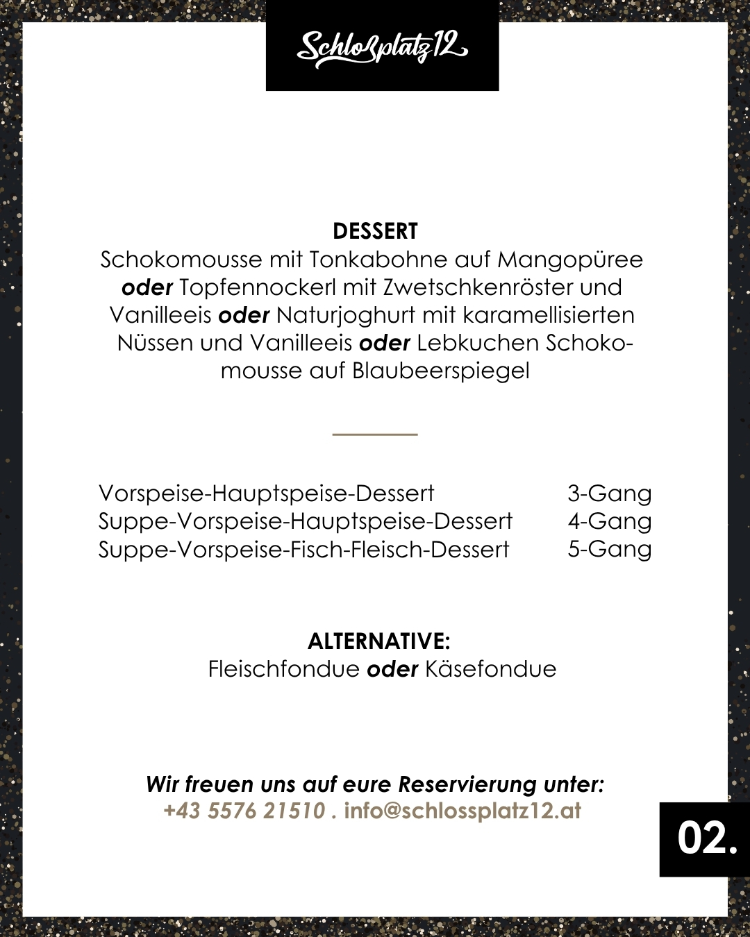 02. Beitrag_Weihnachtsmenü 2025_Schoßplatz12